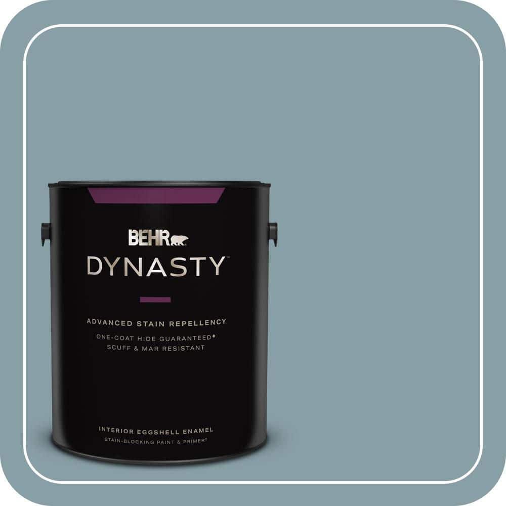 1 gal. #BNC-18 Aqua Gray Eggshell Enamel Interior Stain-Blocking Paint & Primer price history on PriceWatchPro