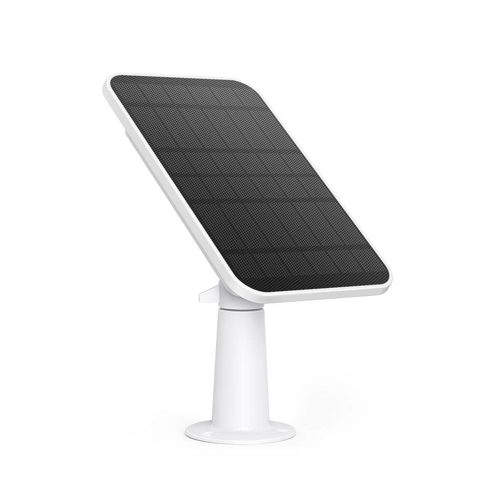 eufy Security Solar Panel for Security WireFree Cameras in White T8700021 The Home Depot