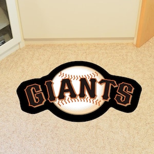 San Francisco Giants Black 2.5 ft. x 2.5 ft. Mascot Area Rug