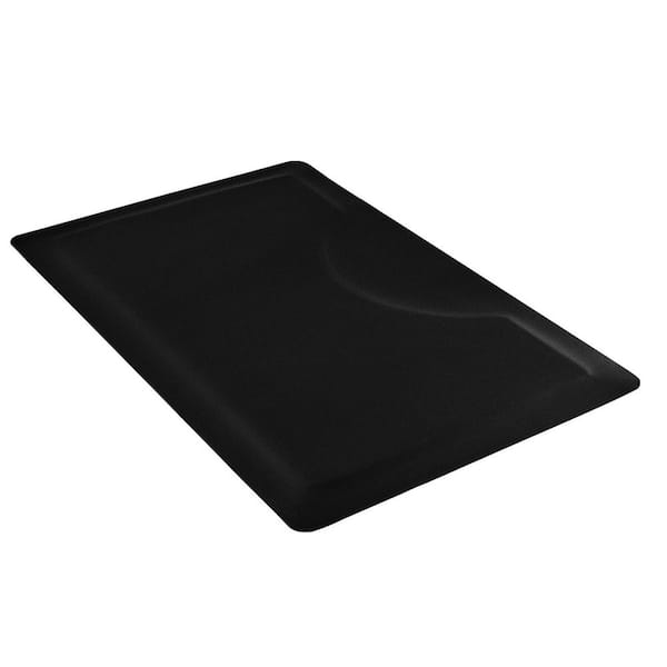 SKYSHALO Salon Mat for Hair Stylist, 1/2 in. Thickened Floor Mat with Round Cut Out, 3 x 5 ft. Rectangle Salon Chair Mat