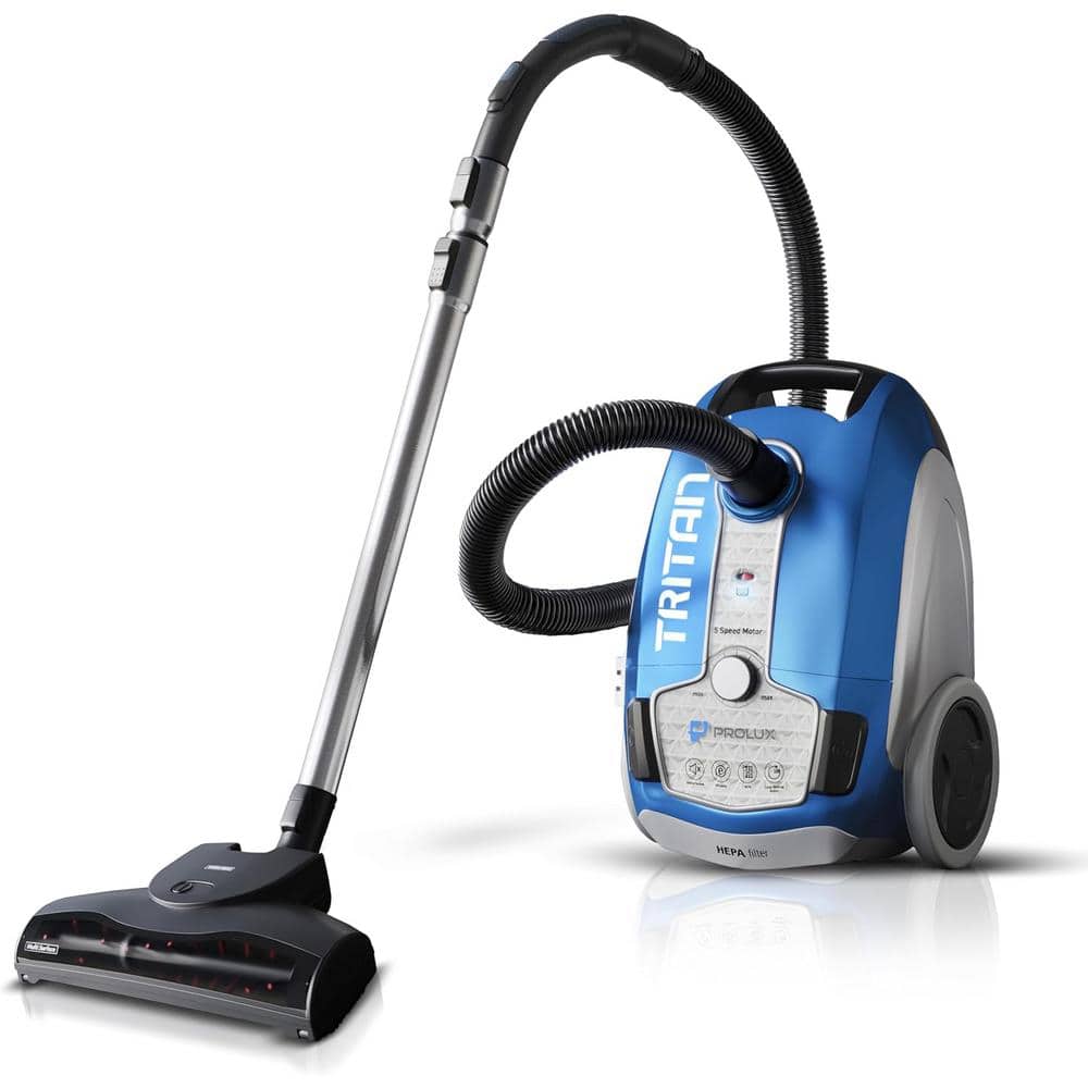 Prolux Tritan Blue Canister Vacuum with HEPA Filter