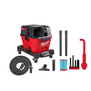 M18 FUEL 6 Gal. Cordless Wet/Dry Shop Vac W/Filter, Hose and AIR-TIP 1-1/4 in. - 2-1/2 in. (5-Piece) Right Angle Kit