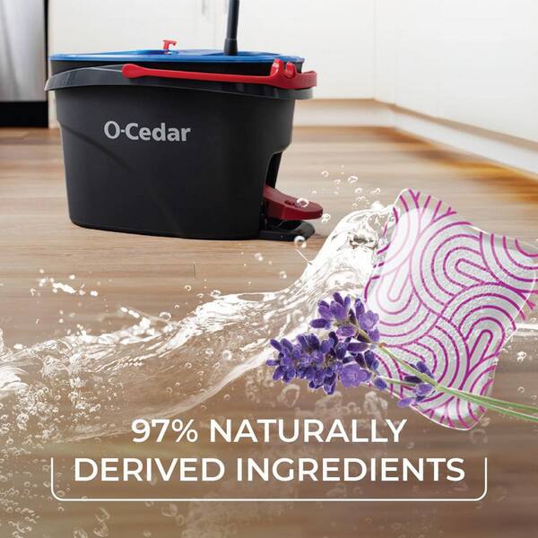O-Cedar PACS Hard Floor Cleaner, Lavender Scent (10-Count) (2-Pack