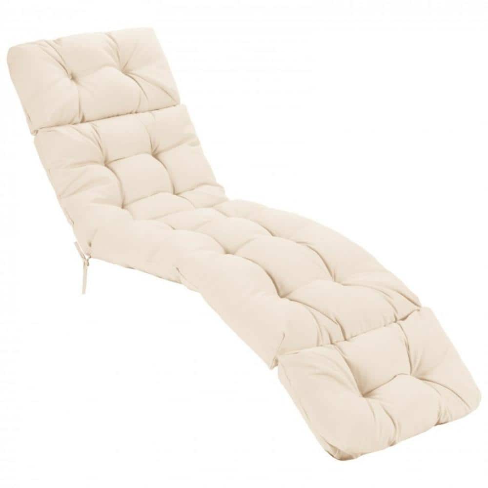 73 x 22 in. Outdoor Chaise Lounge Cushion with 4 String Ties for Garden and Poolside price history on PriceWatchPro