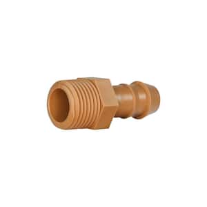 1/2 in. x 17 mm Drip Adapter Brass Barb Fitting