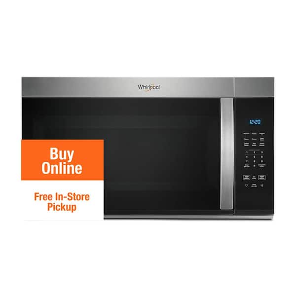 30 in. 1.7 cu. ft. Over-the-Range Microwave in Stainless Steel Finish with Express Cooking Buttons