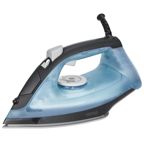 VEVOR Steam Iron 1700W Iron for Clothes Aluminum Alloy plus PTFE Soleplate Auto Shut-Off Self-Cleaning 4 Temperature Settings