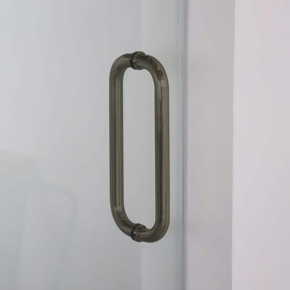 8" Brushed Nickel Back to Back 'C' Pull Handle