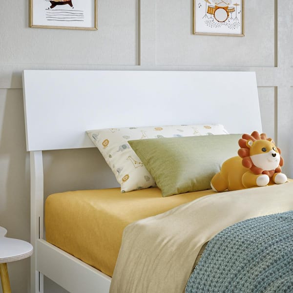 Bradford White Wood Twin Adjustable Panel Headboard