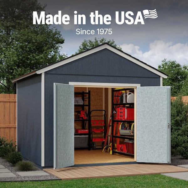 Do-it Yourself Rookwood 10 ft. x 10 ft. Outdoor Wood Storage Shed with Smartside and Floor system Included (100 sq. ft.)