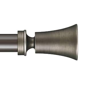 Tama 96 in. Single Curtain Rod in Oil Rubbed Bronze with Finial