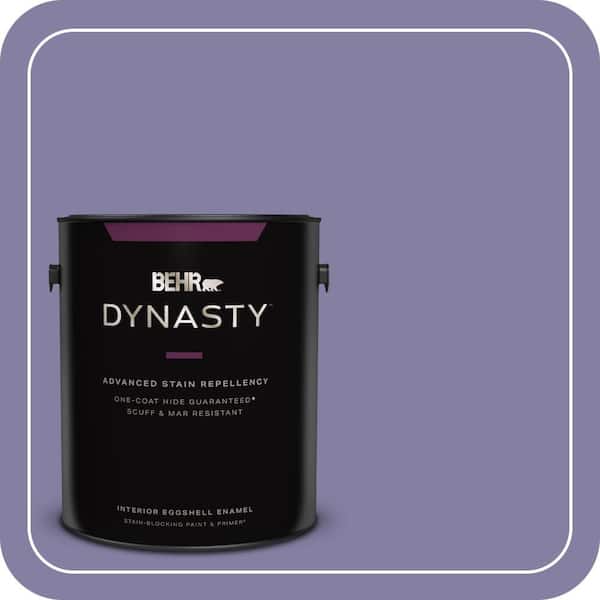 1 gal. #640D-6 Chinese Violet Eggshell Enamel Interior Stain-Blocking Paint & Primer