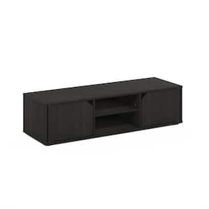 Montale 47.2 in. Espresso TV Stand with 2 Doors Fits TV's up to 55 in. with Adjustable Shelves