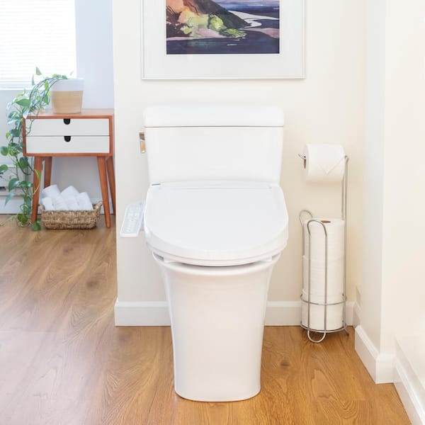 Swash Select Sidearm DR801 Electric Bidet Seat for Elongated Toilets with Warm Air Dryer and Deodorizer in White