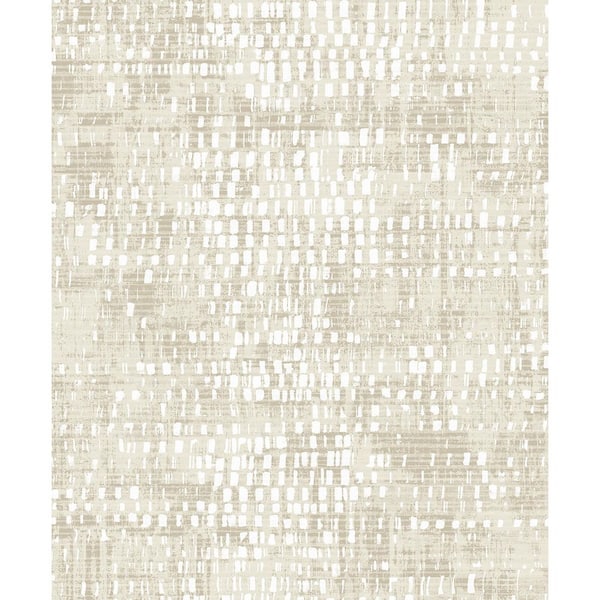 57.5 sq. ft. Oat Nimbus Faux Unpasted Non-Woven Paper Wallpaper Roll