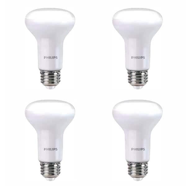 Philips 45-Watt Equivalent R20 Dimmable LED Energy Star Light Bulb Soft White with Warm Glow Light Effect (4-Pack)