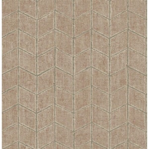 Brick Flatiron Geometric Textured Non-pasted Non-Woven Paper Wallpaper