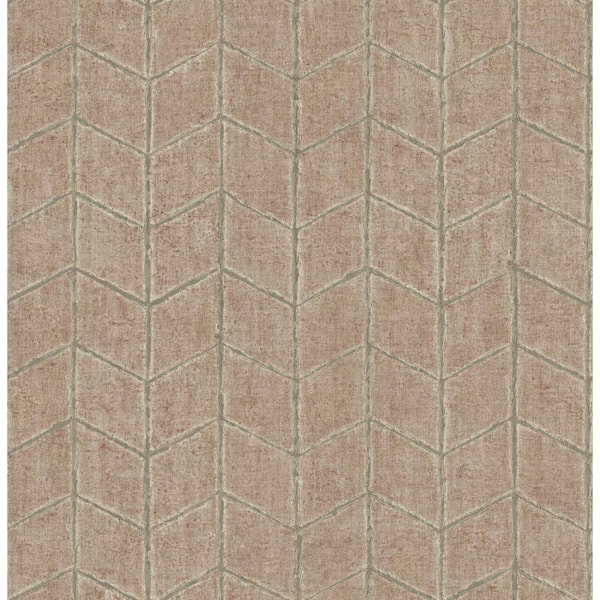 York Wallcoverings Brick Flatiron Geometric Textured Non-pasted Non-Woven Paper Wallpaper
