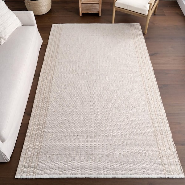 Yindi Striped Beige 8.6 ft. x 11.6 ft. Outdoor Area Rug