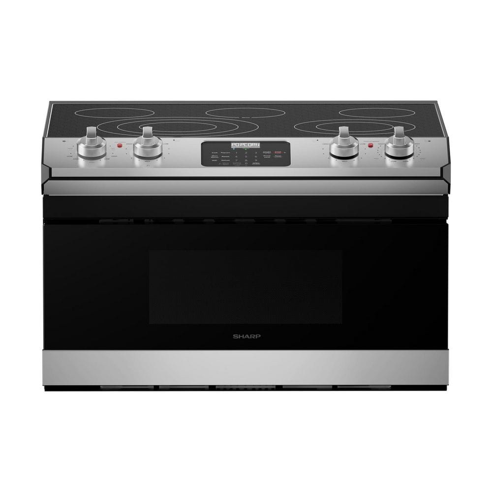 Smart 30 in. 1.2 cu. ft. Microwave Drawer in Stainless Steel Black Premium EuroKera Glass with Radiant Range Top price history on PriceWatchPro