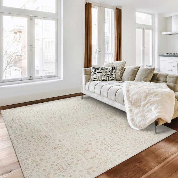 Sydney Joeri Cream 8 ft. x 10 ft. Moroccan Indoor Area Rug