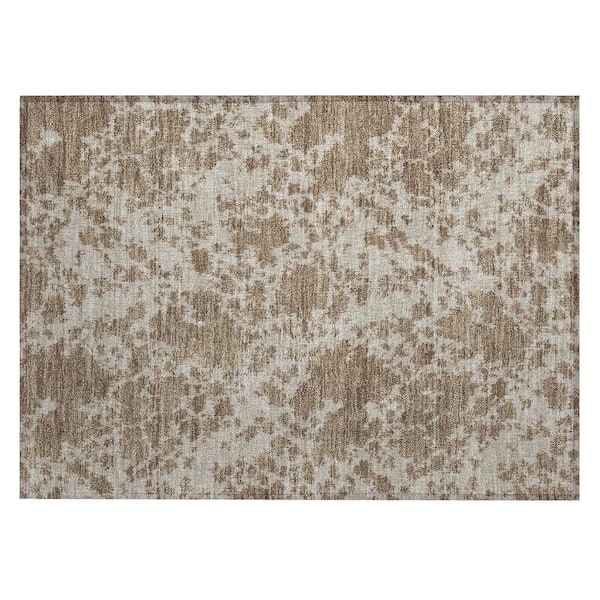 Chantille Machine Washable Indoor/Outdoor Abstract ACN2919 Beige 2 ft. x 3 ft. Accent Rug