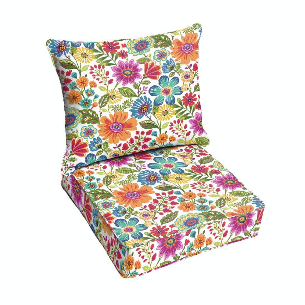 23 x 25 Deep Seating Outdoor Pillow and Cushion Set in Gregoire Prima