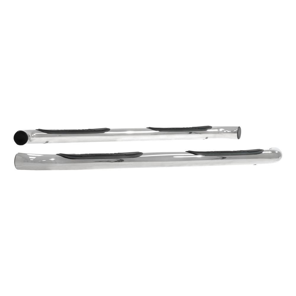 Buy 3Inch Round Polished Stainless Steel Nerf Bars, NoDrill, Select