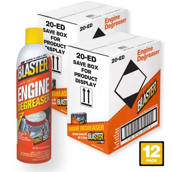 Blaster 15 oz. Heavy-Duty Engine Degreaser and Cleaner Spray (Pack of 12) 20-ED