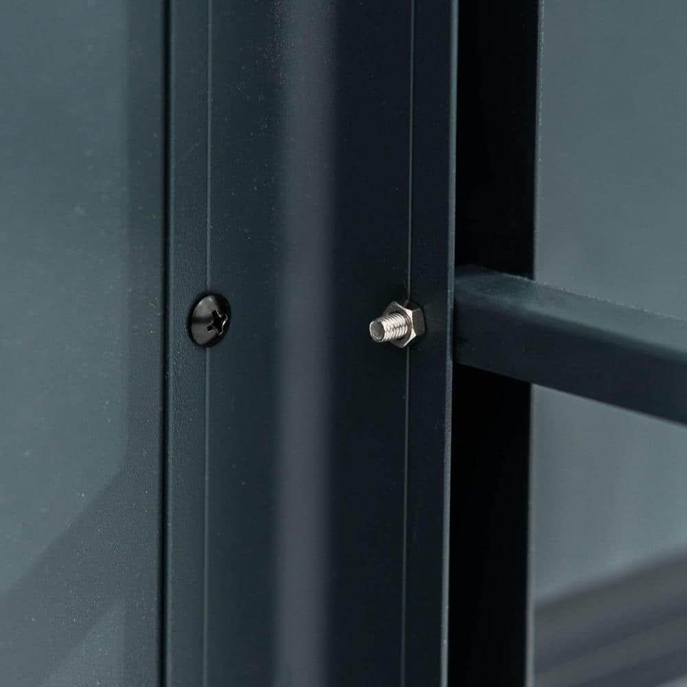 Midnight Blue 32" Tall Modern Metal Raised Garden Bed