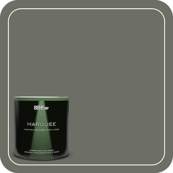 BEHR MARQUEE 1 qt. #N380-6 Bonsai Trunk Semi-Gloss Enamel Exterior Paint & Primer