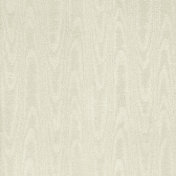 Angelina Cream Moire Vinyl Wallpaper
