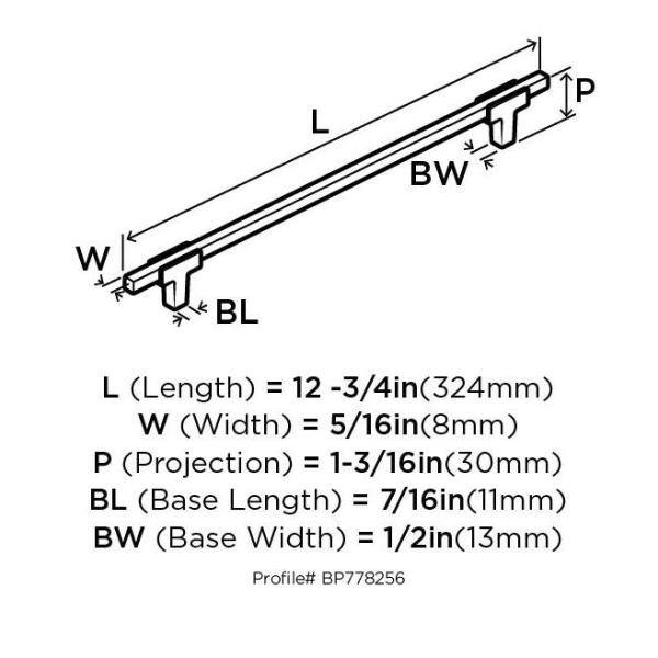 Urbanite 10.0625" Center to Center Bar Pull