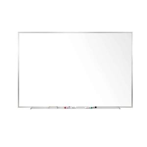M1 48 in. x 60 in. Magnetic Porcelain Whiteboard with Aluminum Frame, 1-Pack
