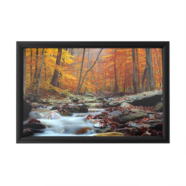 Trademark Fine Art "Ultimate Truth" by CATeyes Framed with LED Light Landscape Wall Art 16 in. x 24 in.