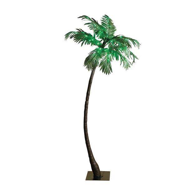 Gerson 5 ft. Electric Green Palm Tree