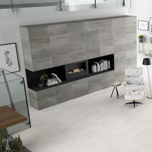 Oxide Blanc 24 in. x 48 in. Matte Porcelain Stone Look Floor and Wall Tile (112 sq. ft./Pallet)