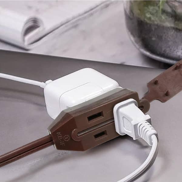 HDX 12 ft. 16/2 Light Duty Indoor Multi-Outlet Extension Cord
