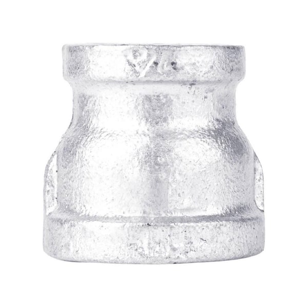 STZ 1/2 in. x 3/8 in. Galvanized Iron Reducing Coupling