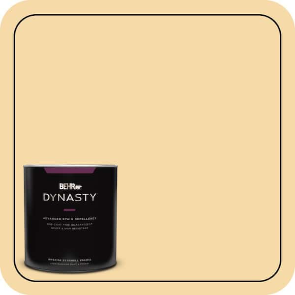 BEHR DYNASTY 1 qt. #QE-26 Fireflies Eggshell Enamel Interior Stain-Blocking Paint and Primer