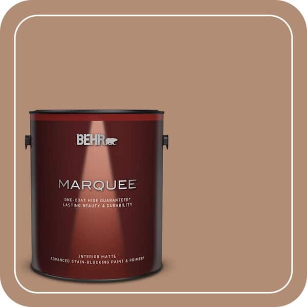 BEHR MARQUEE 1 gal. #ECC-63-3 Homeland Matte Interior Paint & Primer