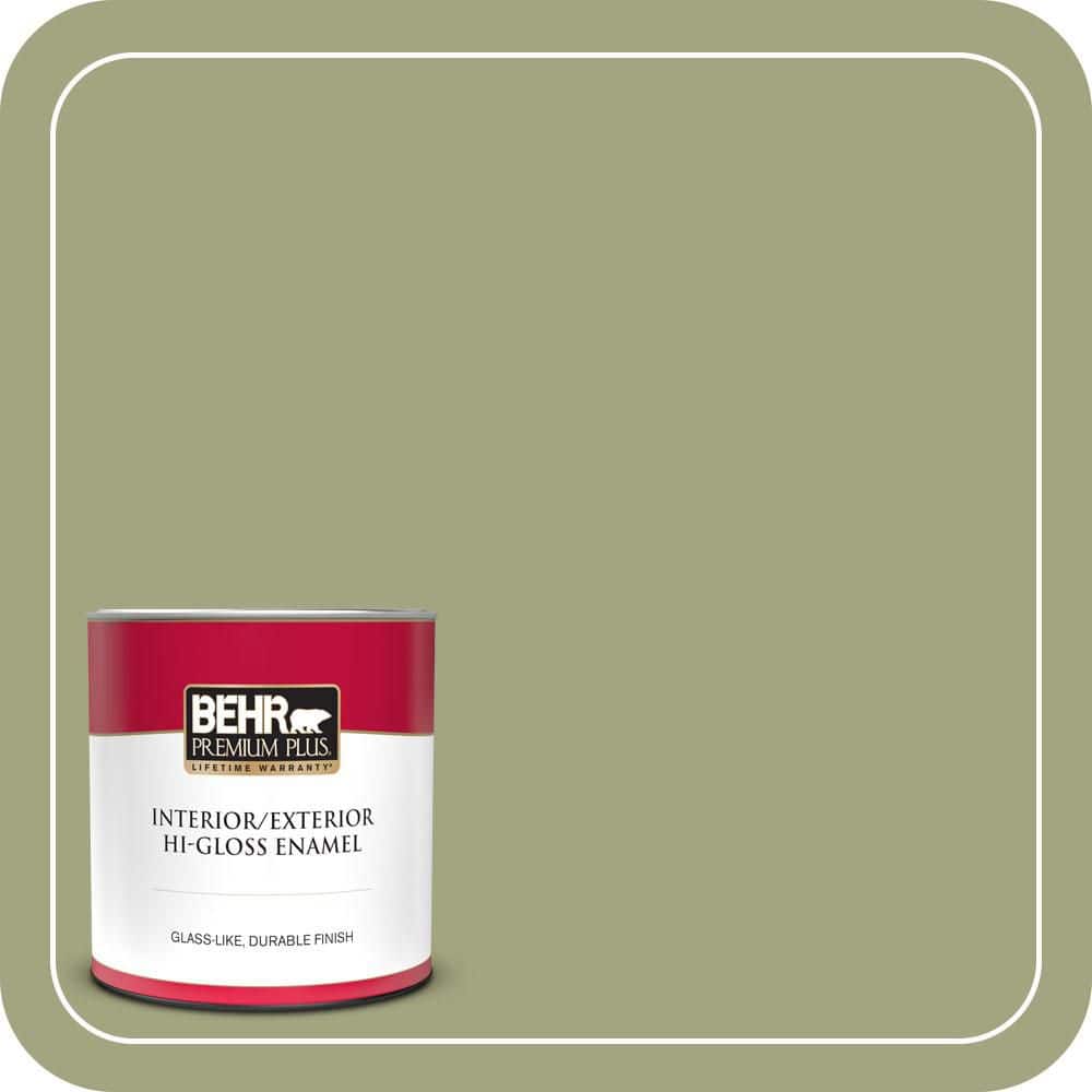 1 qt. #410F-4 Mother Nature Hi-Gloss Enamel Interior/Exterior Paint & Primer price history on PriceWatchPro