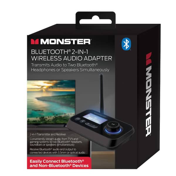 Monster Cassette to Aux Audio Adapter for Car, Compatible with Devices Featuring 3.5mm Aux Port