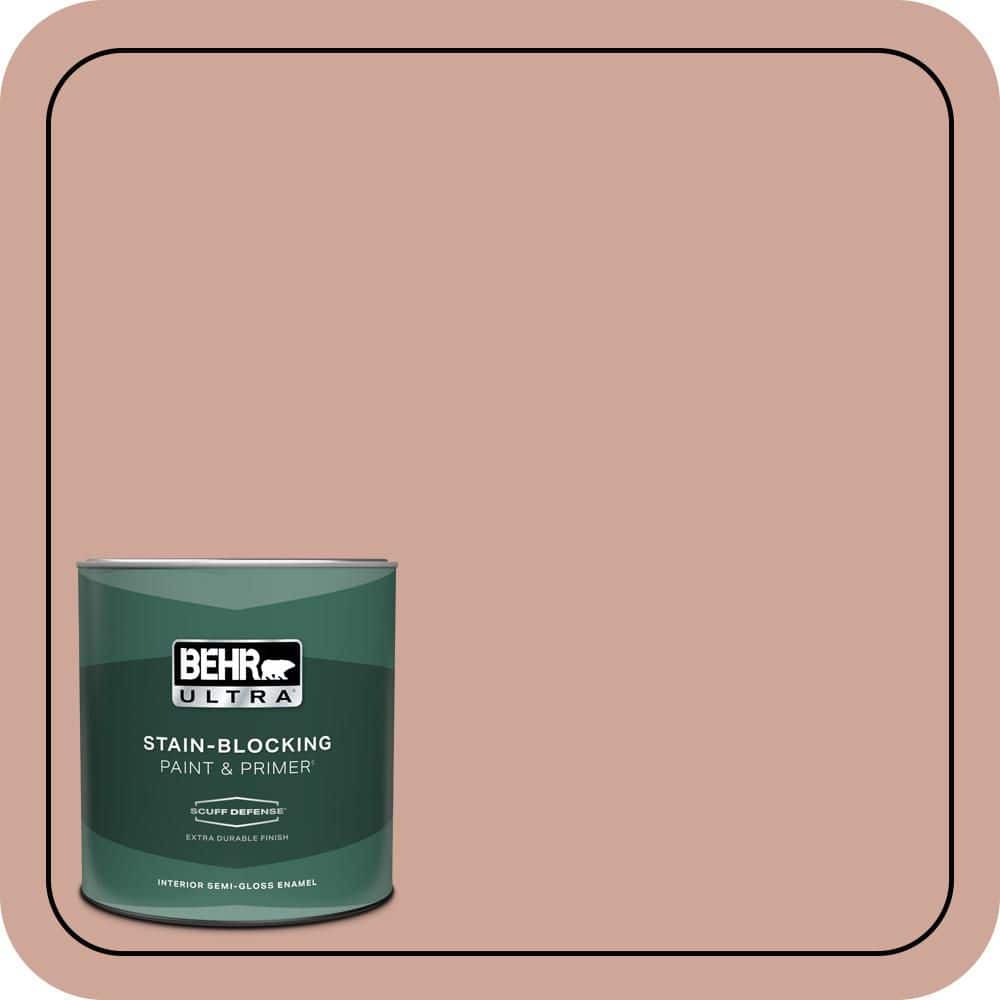 1 qt. #PPU2-08 Pink Ginger Extra Durable Semi-Gloss Enamel Interior Paint & Primer price history on PriceWatchPro