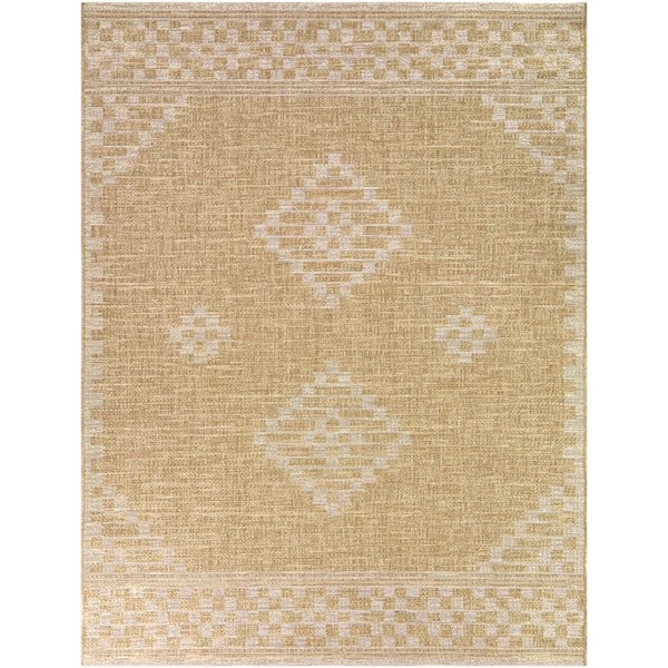 Antony Taupe 8 ft. x 10 ft. Geometric Indoor/Outdoor Area Rug
