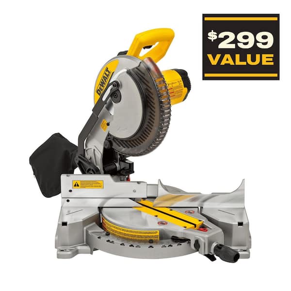 15 Amp Corded 10 in. Compound Single Bevel Miter Saw