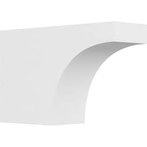 5 in. x 10 in. x 16 in. Standard Huntington Architectural Grade PVC Rafter Tail Brace