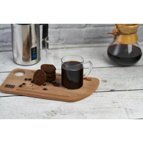 Fakespot  Lysenn Clear Glass Coffee Mugs Set O Fake Review