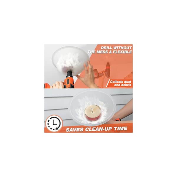 Collapsible Silicone Dust Collector Bowl with Bearings for