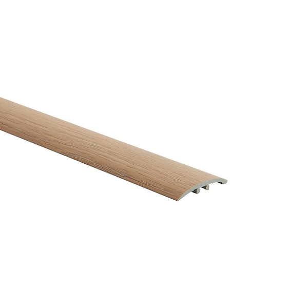 Malibu Wide Plank French Oak Haight 0.275 in. T x 1.85 in. W x 94.48 in. L Vinyl 3-in-1 Molding